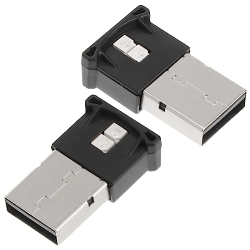 HEALLILY 2pcs Usb Led Night Light Brightness Color Ambient Lamp Portable Rgb Illumination for Home Travel Usb Light Automatic Sensor Activation