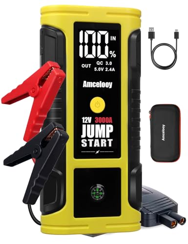 Amcelooy 3000A Car Battery Jump Starter