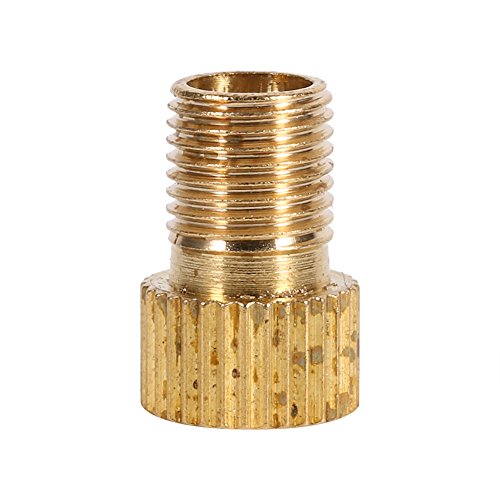 Qqmora Adaptador de Válvula de Bicicleta, Conector de Bomba de Aire de Fácil Instalación para Ciclismo de Carretera, Neumático Presta a, 1 ud.