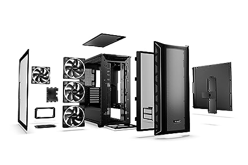 Image of be quiet! Shadow Base 800 FX - ARGB - 4 Light Wings 140mm PWM Fans - Mid-Tower PC Gaming Case - 420mm radiators or E-ATX motherboards Support - Black - BGW63
