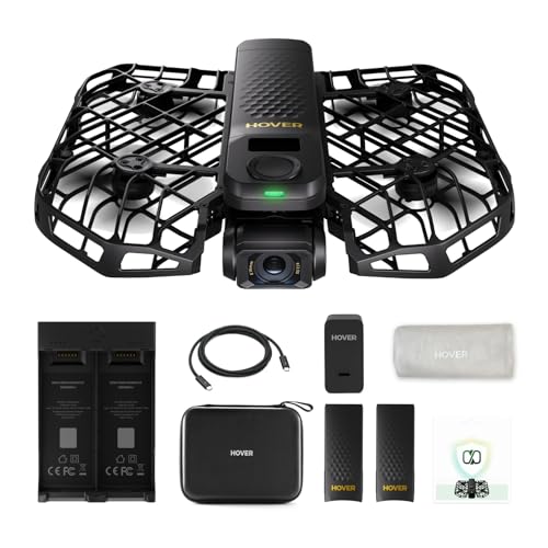 hoverair x1 promax 8k action flying camera foldable drone with camera with 42 kmh follow speed 10 fully automatic flight modes fly anywhere with omniterrain smoothcapture 20basic combo