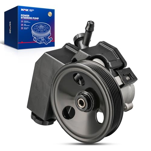 KAX 20-62608 Power Steering Pump, With Pulley, With Reservoir, Fit for 2001-2004 Grand Cherokee 4.7L, 2003-2006 Viper, 2004-2006 Ram 1500 8.3L