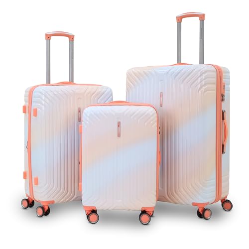 Image of The Wonder Luggage Trolley Bags Set-3 | Lightweight Durable Hard Shell | Polycarbonate Expandable Suitcase, Lightweight Durable Hard Shell, TSA Type Lock, 360 Disc Spinner Wheels