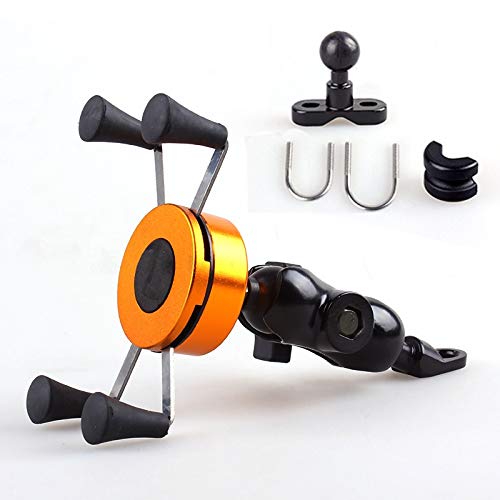 Soporte del teléfono móvil En forma de X Teléfono móvil del soporte de la motocicleta eléctrico de tres ruedas del vehículo de manillar Soporte soporte for teléfono accesorios de la motocicleta