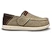 crocs Santa Cruz Loafer PS Loafer (Toddler/Little Kid),Khaki/Stucco,10 M US Toddler