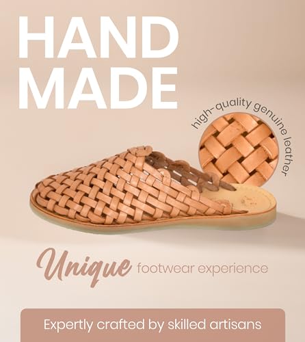 Macarena Collection Womens Shoes Leather Sandals for Women | Huarache Handmade Mexican Sandals | Comfortable & Stylish Womens Sandals Panal4