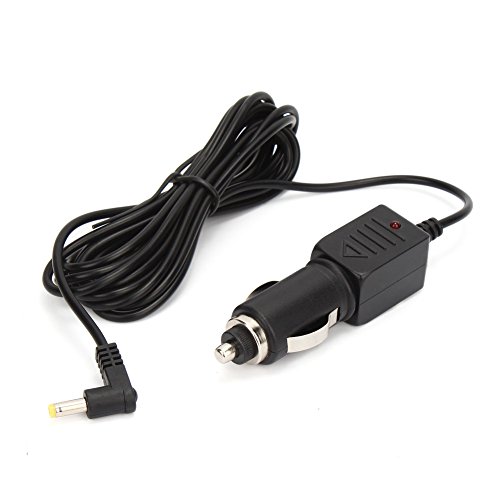 2.5Meter Car Cigarette Lighter Power Cable Charger Adapter for NAVISKAUTO Car Headrest DVD Player
