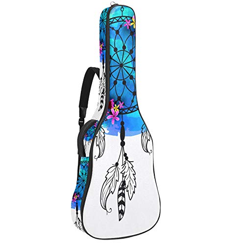 Housse de guitare, convient aux guitares folk et classiques de 39,40,41 pouces, nylon Oxford 600D étanche, épais… - Les Beatles, Paul McCartney, John Lennon, RIngo Starr, George Harrison Housse de guitare, convient aux guitares folk et classiques de 39,40,41 pouces, nylon Oxford 600D étanche, épais…