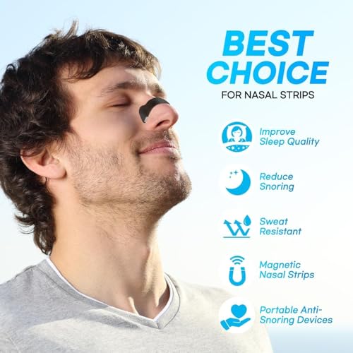 Image of SHITHI (15 Tabs) Nose Strips for Breathing | Anti Snoring Nasal Dilator | Nasal Strips Alternative for Blocked Nose Relief, Sleep & Cold | Better Airflow Nose Breathing Strips Kit with Applicator