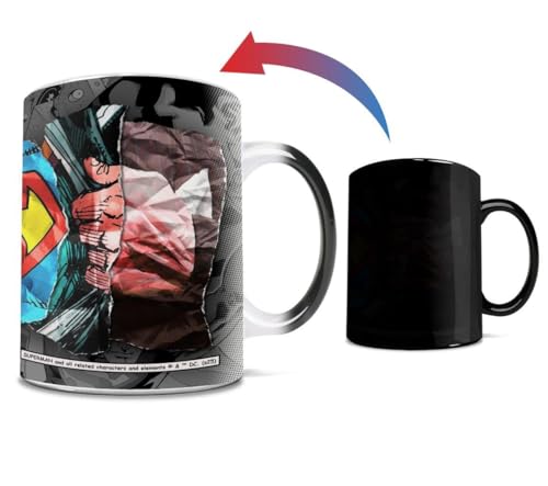 Morphing Mugs DC Comics Superman 11 oz taza cerámica miniatura 4