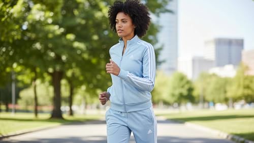 Image of adidas Women's Essentials Warm-Up Slim 3-Stripes Track Jacket
