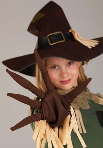 Disfraz de espantapájaros aterrador para niña miniatura 6