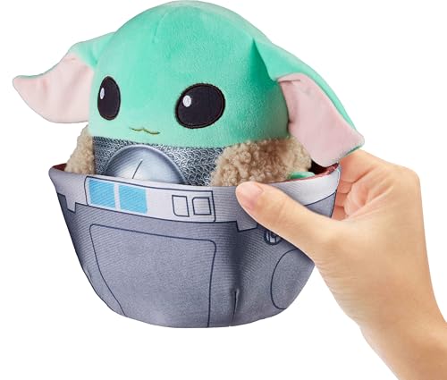 Pelúcia Star Wars Grogu no Carrinho - Mattel