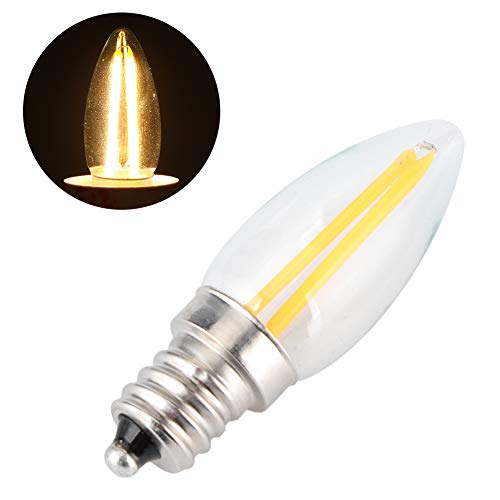 eecoo Dimmable Retro LED Filament Light Bulb, E12 1.5W AC230V Warm White Eye-protection LED Bulbs - Image 3