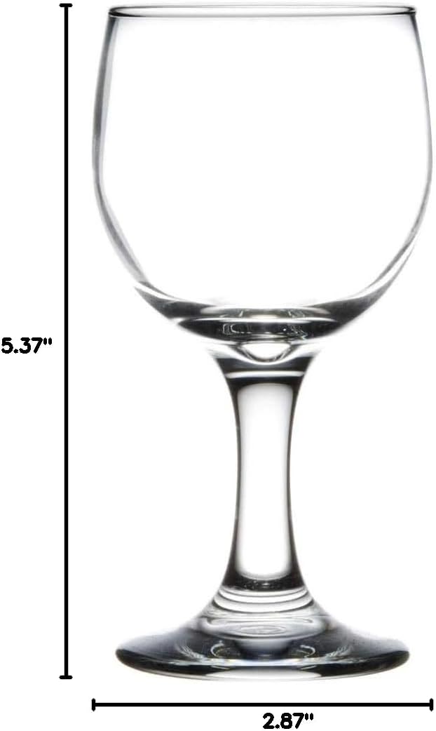 Set of 6 Libbey 3769 Embassy 6.5 oz Wine Glass, SET of 6 with FDL picks