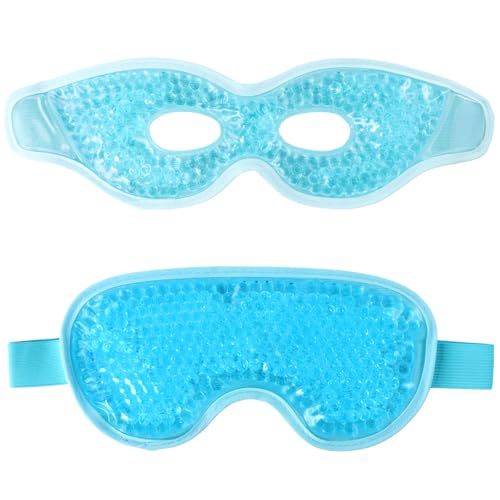 Lot de 2 masques rafraîchissants en gel pour les...