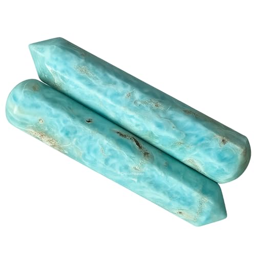 Image of Caribbean Calcite Crystal Wand - Pointed Crystal Wand for Energy Healing, Chakra Balancing, Meditation and Home Decor - Crystals and Healing Stones for Gift