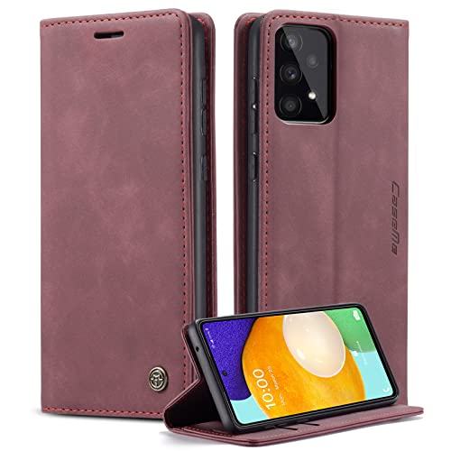 Monweicz Handyhülle Premium Lederhülle Klappbar Flip Case Tasche Magnet Kartenfach Standfunktion Klapphülle Schutzhülle