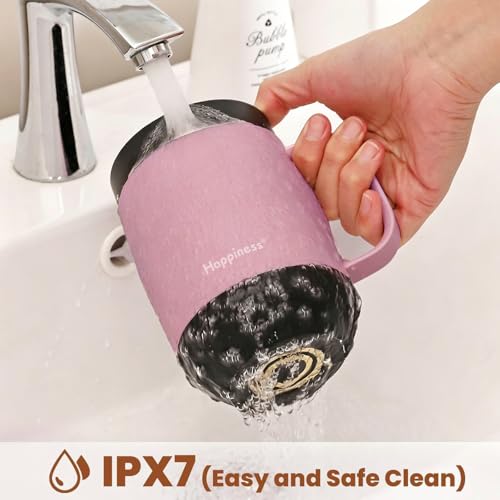 Image of Happiness Smart Heated Coffee Mug,Rechargeable Electric Self Heating Temperature Control Coffee Cup Gifts for Mom Dad Women Men