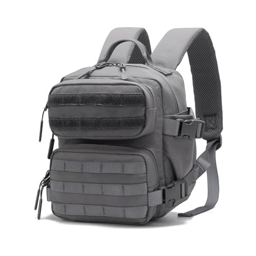 Image of 9L Mini Backpack for Men and Women, Small Backpack for Gym Hiking Travel Sports Running (Gray)