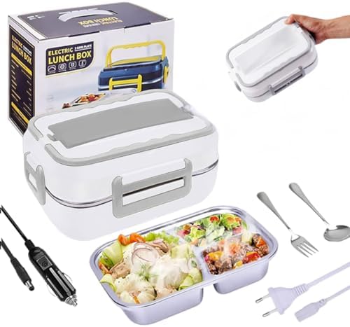 Marmita Elétrica Portátil Veicular de Aço Inoxidável Para Carro U...