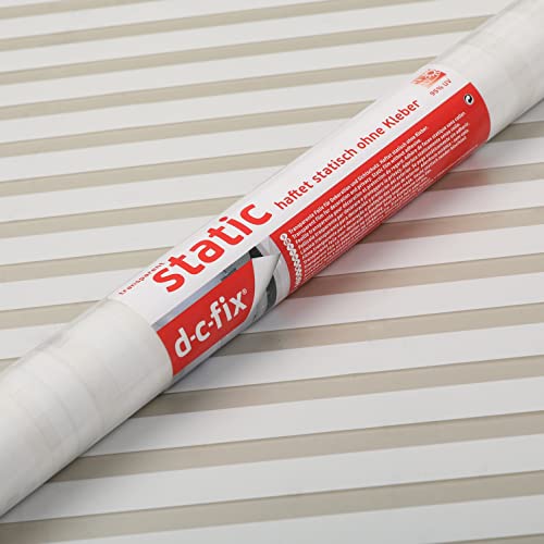 D-C-Fix Privacy Glass Reusable Static Cling Window Film, Linia (Stripes), 26" X 59" Roll #TOP1