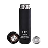 Yierya Termo,Termo de Café Matraz de Acero Inoxidable Aislado Diseño a Prueba para Bebidas Frías y Calientes Bebidas té Café Agua