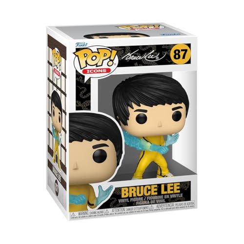 Funko Pop! Icons: Bruce Lee - Figura de Vinilo Coleccionable - Idea de Regalo - Mercancia Oficial - Juguetes para Niños y Adultos - Movies Fans - Muñeco para Coleccionistas y Exposición
