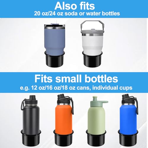 Portavasos de aluminio para coche, set de 2 unidades miniatura 4