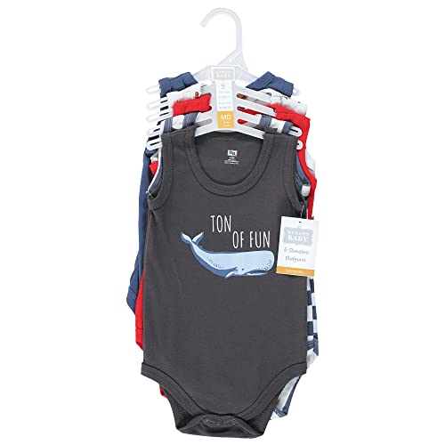 Image of Hudson Baby Unisex Baby Cotton Sleeveless Bodysuits