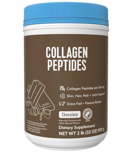 Vital Collagen Protein Peptides, Pasture Raised, Grass Fed, Zero Sugar Dairy Free, Chocolate, 32 OZ