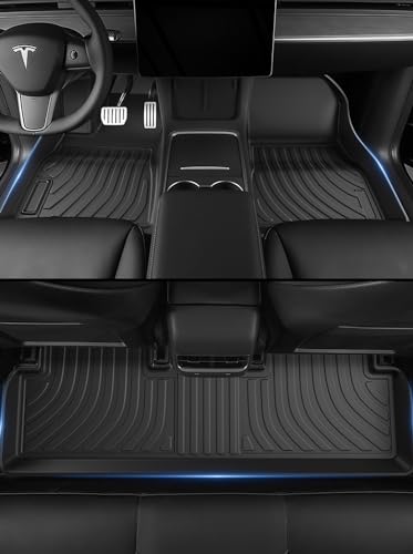 Tapis de sol Tesla Model 3 Highland accessoire coffre TPE imperméable noir
