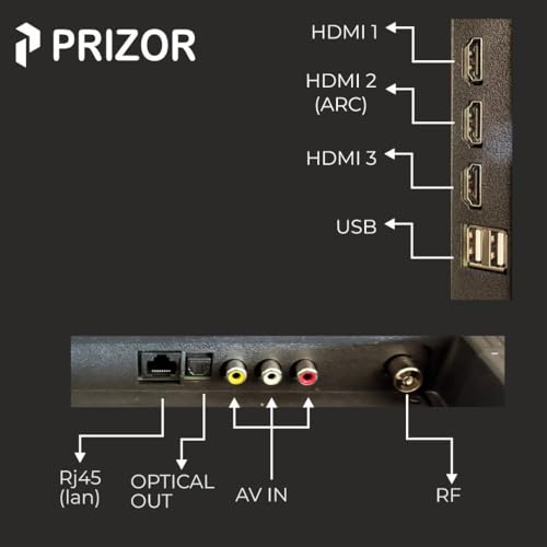 Image of PRIZOR 80 cm (32 Inches) HD Ready Google Smart LED TV (Android 11.0, Dolby Audio)