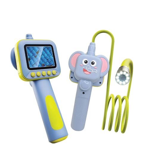 MZYSKJ Kids Borescope Snake Camera with Light, Ages 4-12 Kids Endoscope for Photo and Video with LED Lights, Science Kits STEM Toys Gift for Boys & Girls, Ideal for Outdoor Nature Exploration