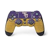 Skinit Decal Gaming Skin for PS4 Controller - Officially Licensed College LSU Split Design