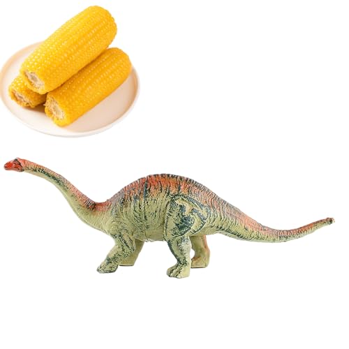 Porta Pannocchie Dinosauro Unico C-arino Porta Pannocchia D-ino con Punte Sicure Acciaio Inox Riutilizzabile Porta Pannocchie Facile da Pulire per BBQ Picnic Cene in Famiglia Senza BPA