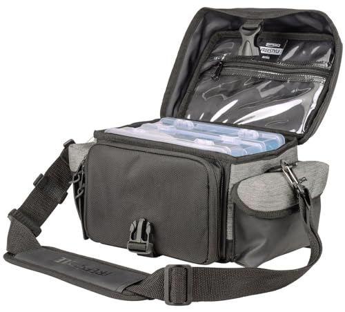 Spro Freestyle Side Bag 20x17x13cm - Kunstködertasche für Wobbler, Gummifische & Jigs, Angeltasche, Ködertasche, Tackletasche