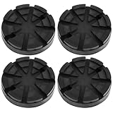 Universelle Gummiauflage für Wagenheber und Hebebühnen Gummiteller Wagenheberaufnahme Gummiblock Gummiklötze 125mm Autoheber Kfz Reifenwechsel