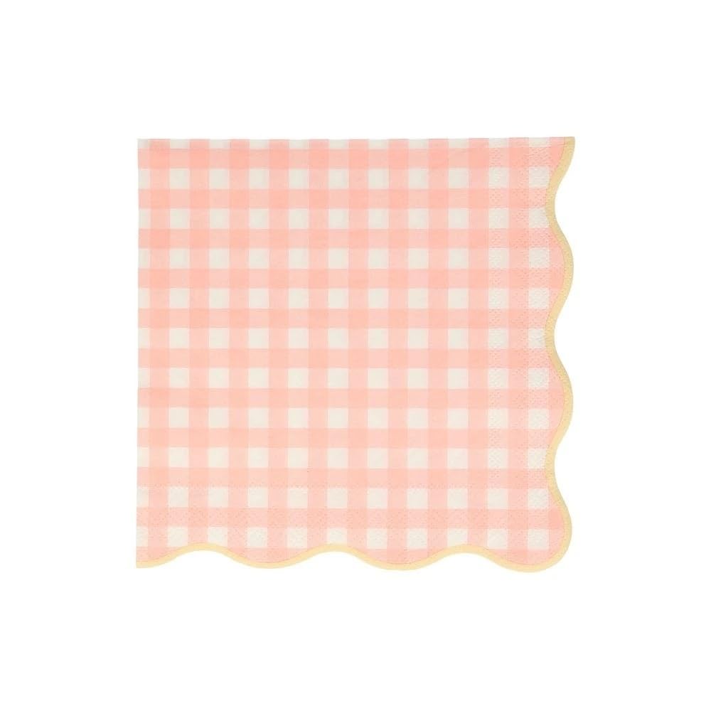 Meri Meri Gingham Large Napkins