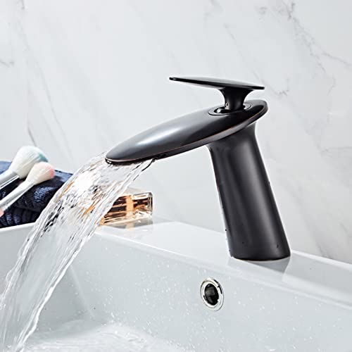 Mitigeur de lavabo cascade eau chaude et froide à commande unique - 3
