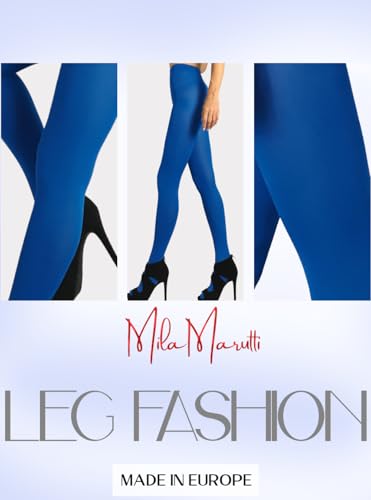 Image of Mila Marutti Opaque Tights for Women | Soft Stockings Pantyhoseier | - Made in EU