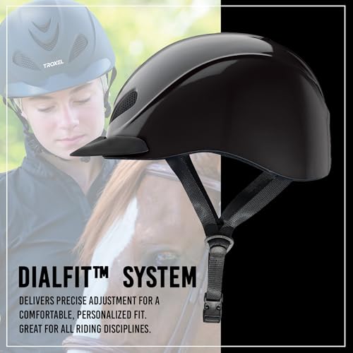 image for Troxel Liberty Ultralight Horse Riding Helmet, Low-Profile Adjustable 