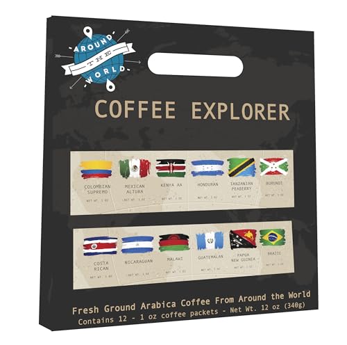 Coffee Masters Around the World in Twelve Coffees, 1.5 Ounce (Pack of 12)