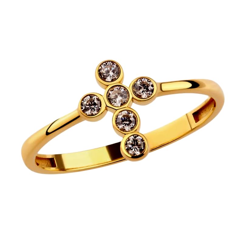 Bague imposante en argent idéale pour briller en soirée avec son anneau plaqué or