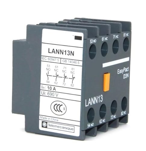Bloc LANN13N contact auxiliaire instantané 1NO+3NC haute fiabilité