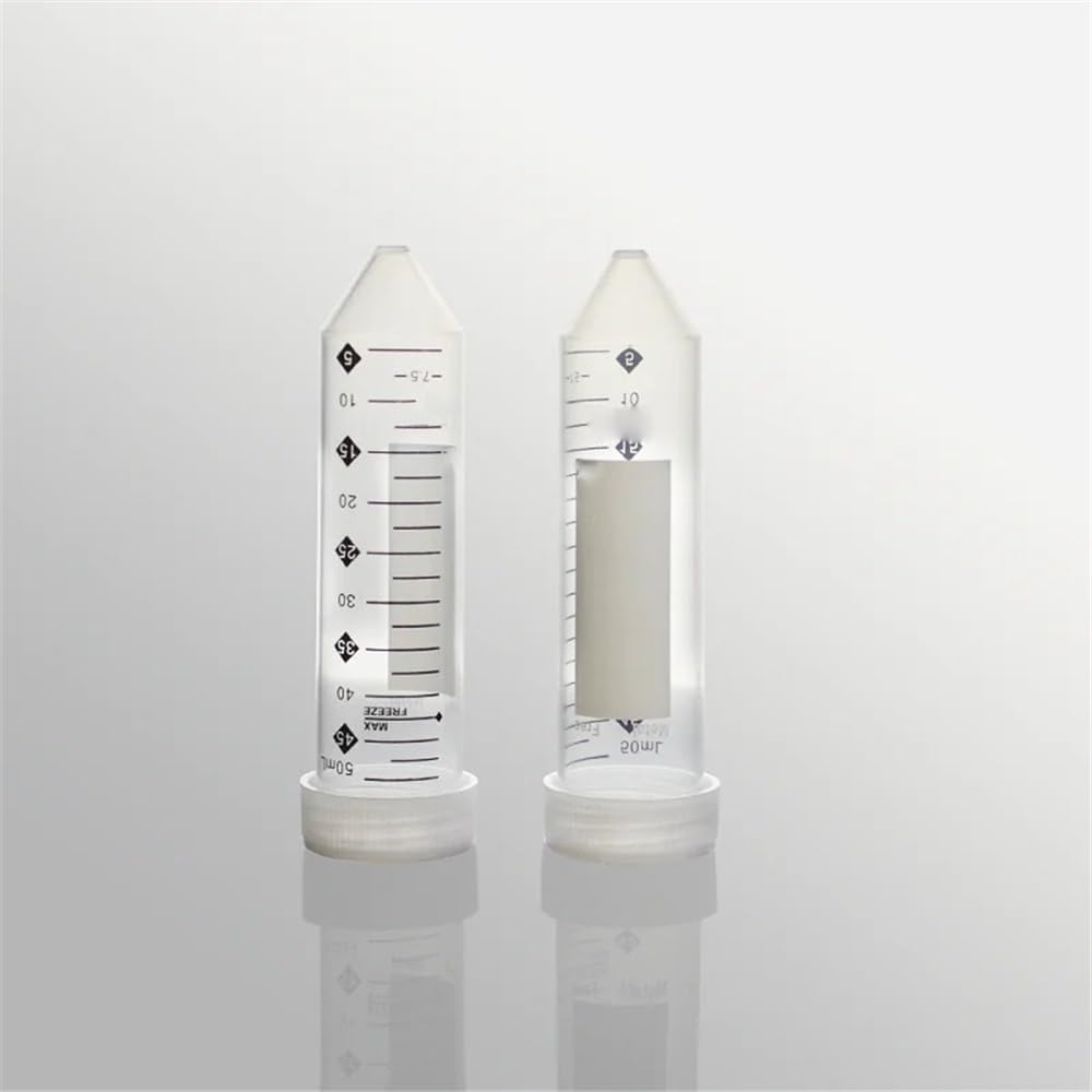 Equipos y suministros de laboratorio Tubo de centrífuga 50 ml con gradilla plástico (paquete 25 unidades, libre metales pesados, CT-012-50MF)