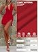 MIYIEONZ Women Sexy Halter Deep V Neck Ruched Short Mini Dresses Summer Side Slit Mesh Hem Cocktail Club Party Going Out Large Red Bodycon Dress