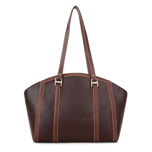 Image of EXOTIC Shoulder Handbag for Women, Classic Fashion Design with Contrast Stitching
