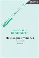 Des langues romanes 2801112275 Book Cover