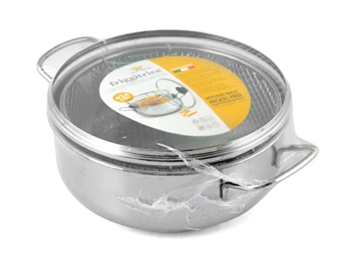 ROYAL NORFOLK Friteuse en inox, avec couvercle, 24 cm – Image 3